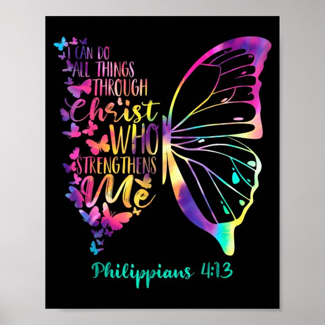 Poster Can Do All Things Through Christ Who Strengthens M (Devant)