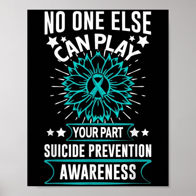 Poster Can Ever Play Your Part Suicide Prevention Awarene (Devant)