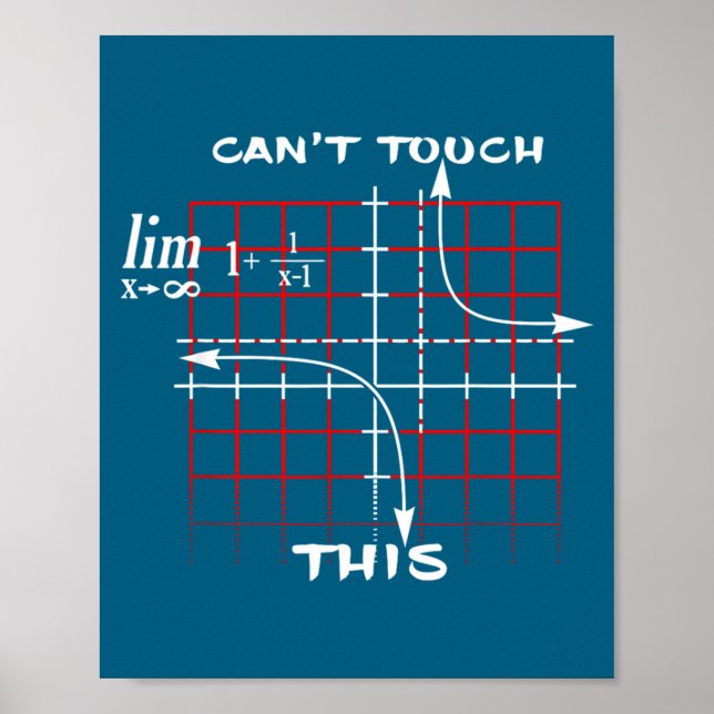Poster Can T Touch This Equation Math Funny Gift  (Devant)