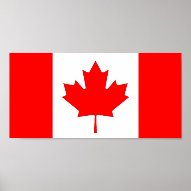 Poster Canada - Drapeau canadien (Devant)