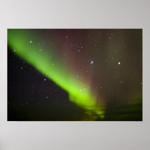 Poster Canada, Manitoba, Churchill. Aurora Borealis