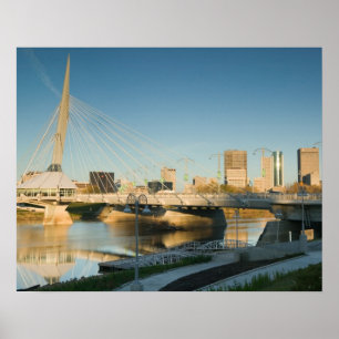 Poster CANADA, Manitoba, Winnipeg : Esplanade Riel