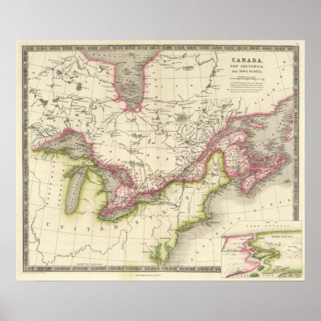 Poster Canada, Nouveau-Brunswick et Nouvelle-Écosse (Devant)
