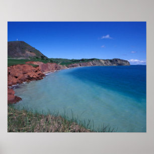 Poster Canada, Québec, Îles de la Madeleine, Cap Alright