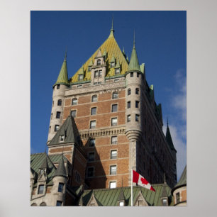 Poster Canada, Quebec, Quebec City. Fairmont Chateau