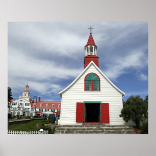 Poster Canada, Québec, Tadoussac. Petite Chapelle,