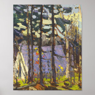 Poster Canadian Landscape - Artist's Camp By Tom Thomson