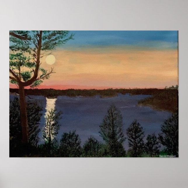 Poster "Canadian Sunset" (Devant)