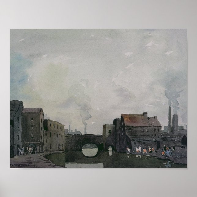 Poster Canal de Birmingham (Devant)