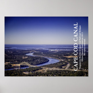 Poster Canal de Cape Cod - Ponts ferroviaires de Bourne S