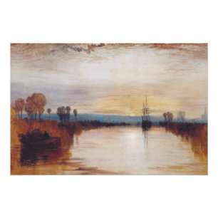 Poster Canal de Chichester par Joseph William Turner