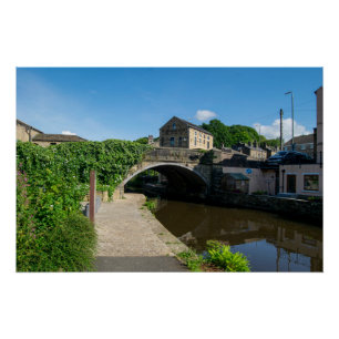 Poster Canal de Rochdale, Luddendenfoot
