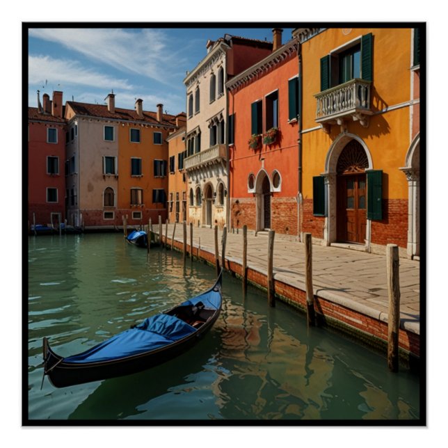 Poster Canal de Venise (Devant)