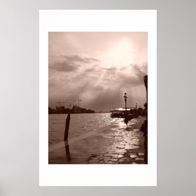 Poster Canal de Venise (Devant)
