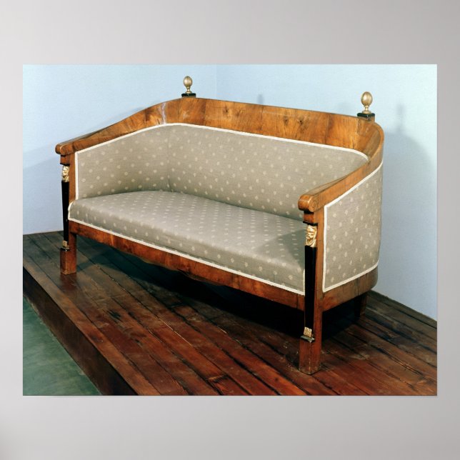 Poster Canapé, style Biedermeier, c.1820 (Devant)