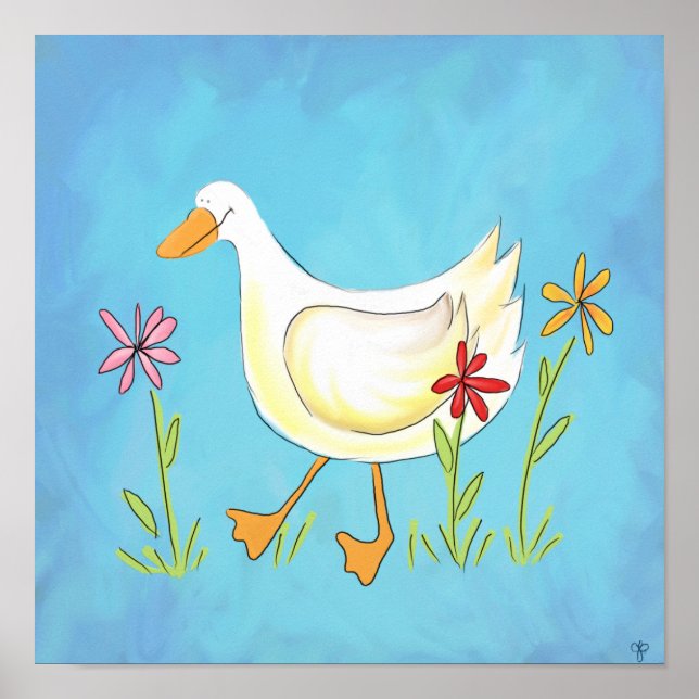 Poster Canard à ressort (Devant)