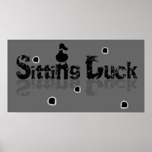 Poster Canard assis