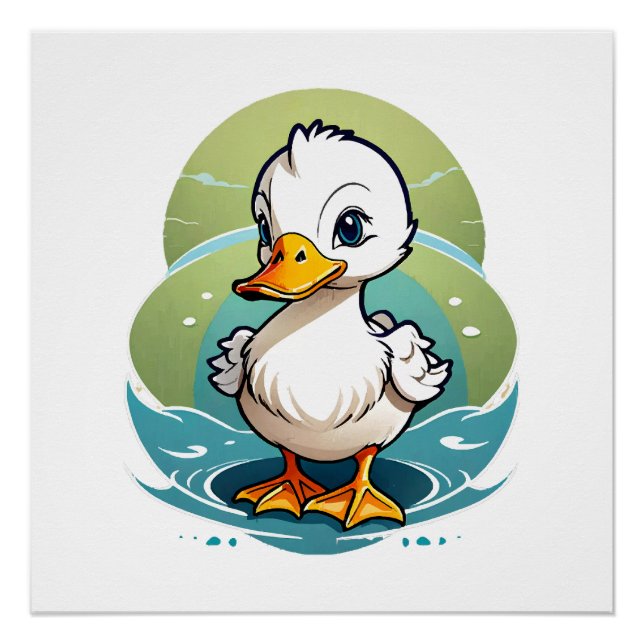 Poster canard-colvert (Devant)