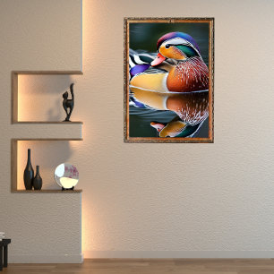 Poster Canard mandarin