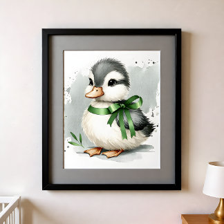 Poster Canards des animaux de la ferme de la nurserie Tou