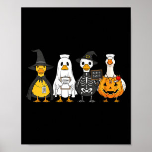 Poster Canards d'Halloween pour femmes