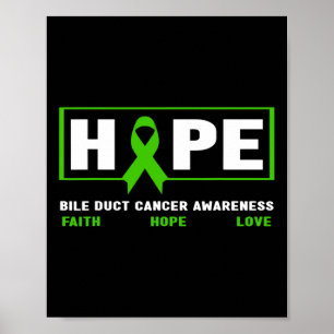 Poster Cancer de la bille - Espérance Conscience du cance
