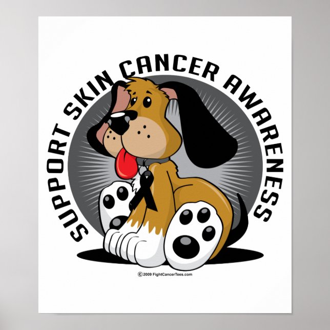 Poster Cancer de la peau chien (Devant)