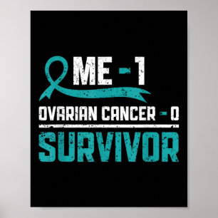 Poster Cancer de l'ovaire Survivant du cancer de l'ovaire