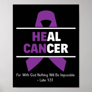 Poster Cancer du cancer du cancer du coeur Cancer chrétie
