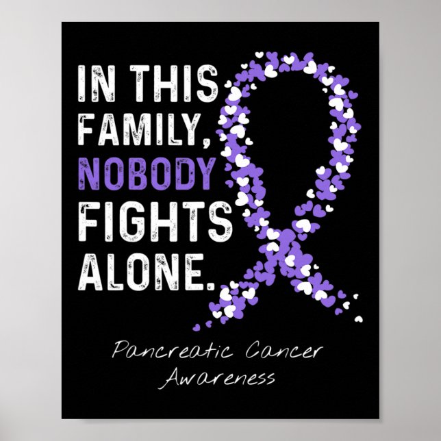 Poster Cancer Du Pancréas Dans Cette Famille Personne Ne  (Devant)