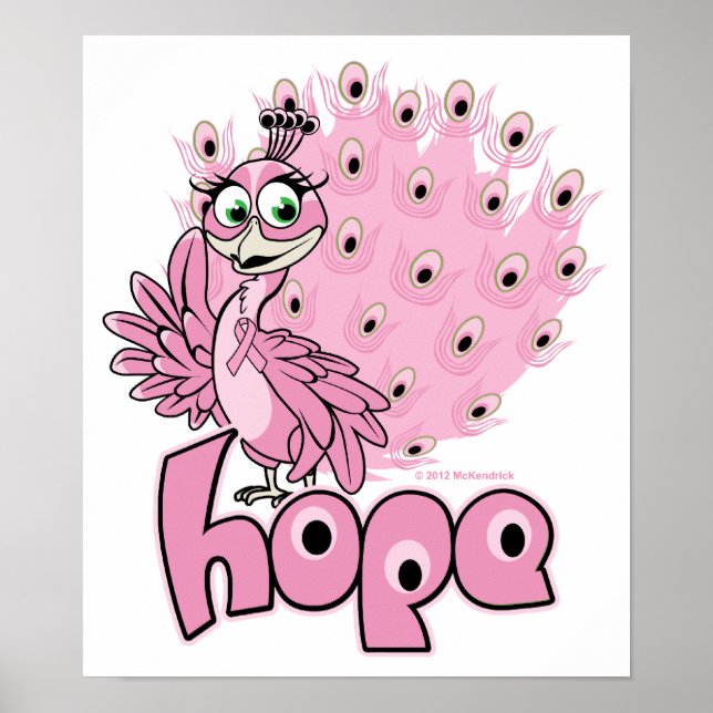 Poster Cancer du sein de Peacock (Devant)