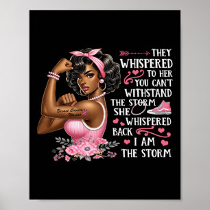 Poster Cancer Je Suis La Tempête Femmes Noires Nous Porto