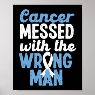 Poster Cancer Mis Au Courant Avec Le Mauvais Cancer Du Po