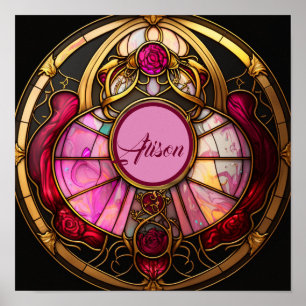 Poster Cancer Rayon rubis