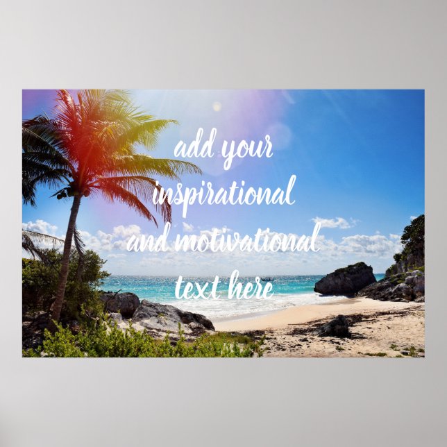 Poster Cancun Mexique (Devant)