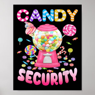 Poster Candy-sécurité Candyland Costume Enfants Ados Adul