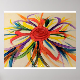 Poster Candy Waters Artiste de l'autisme