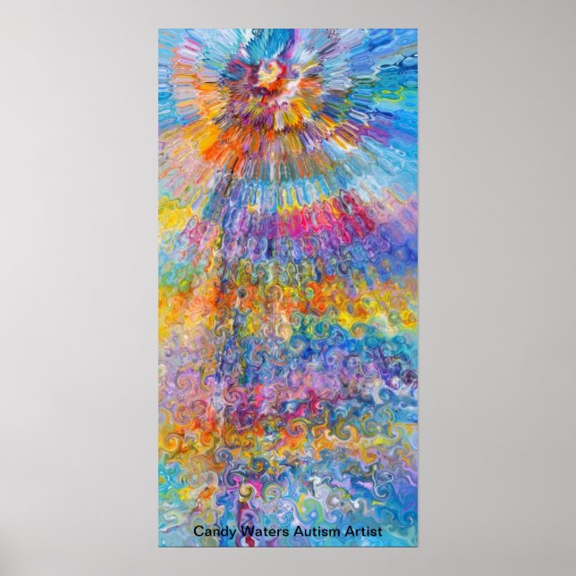 Poster Candy Waters Artiste de l'autisme (Devant)