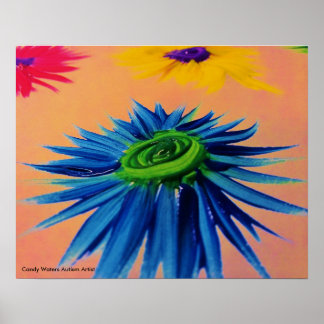 Poster Candy Waters Artiste de l'autisme