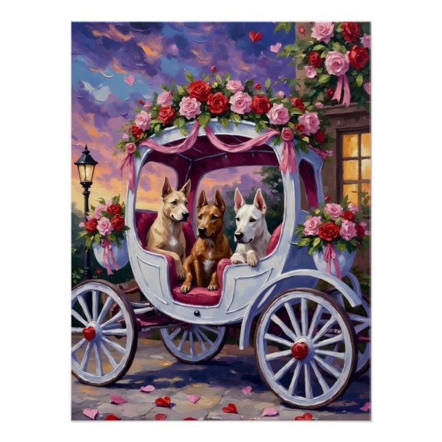 Poster Cane Corso Chien Saint-Valentin (Devant)