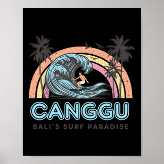 Poster Canguu - Li's Surf Paradise - Indonesia Surfing Fa