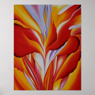 Poster Canne rouge