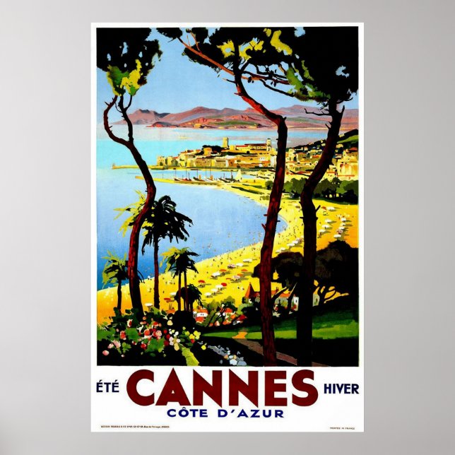 Poster Cannes (Devant)