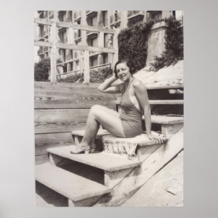 Poster Cannes dans les années 1930