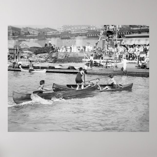 Poster Canoë (Devant)