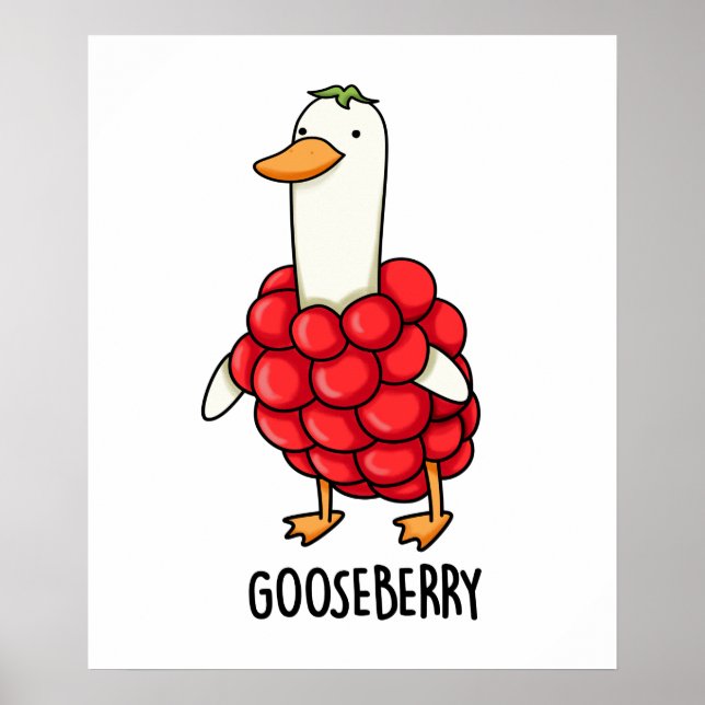 Poster Canon à baies amusant Gooseberry (Devant)