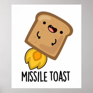 Poster Canons Mistletoe Drôle Toast Missile