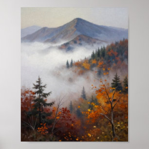 Poster Canopées d'automne doré