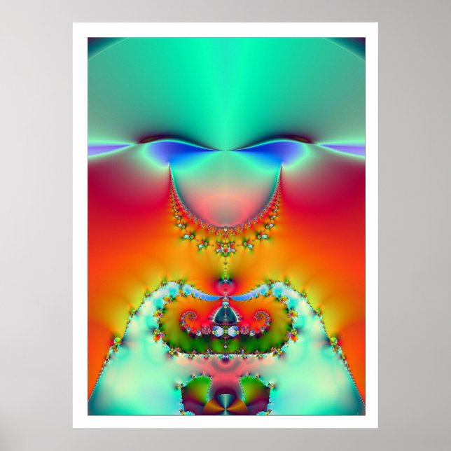 Poster Canot blanc (Devant)