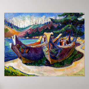 Poster Canot de guerre Emily Carr